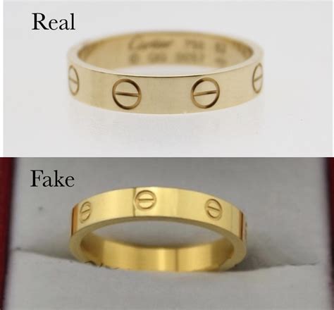 cartier love ring gold fake